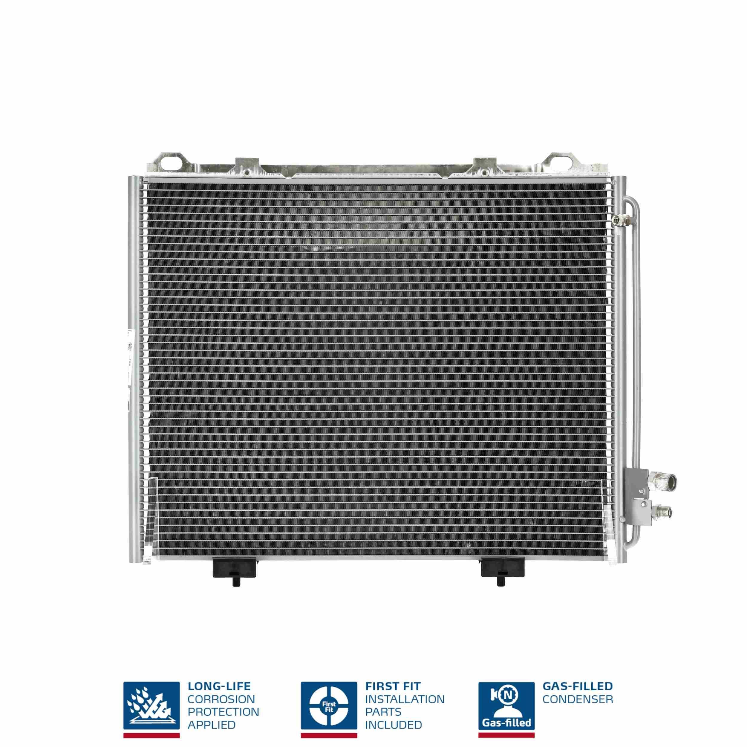 NISSENS Lauhdutin, ilmastointilaite 94285 FIAT 500 ilmastoinnin lauhdutin NISSENS 94285