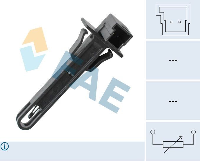 FAE Sensor, binnentemperatuur 33923 FAE 33923 originele Sensor, binnentemperatuur VW T Roc A11 kosten