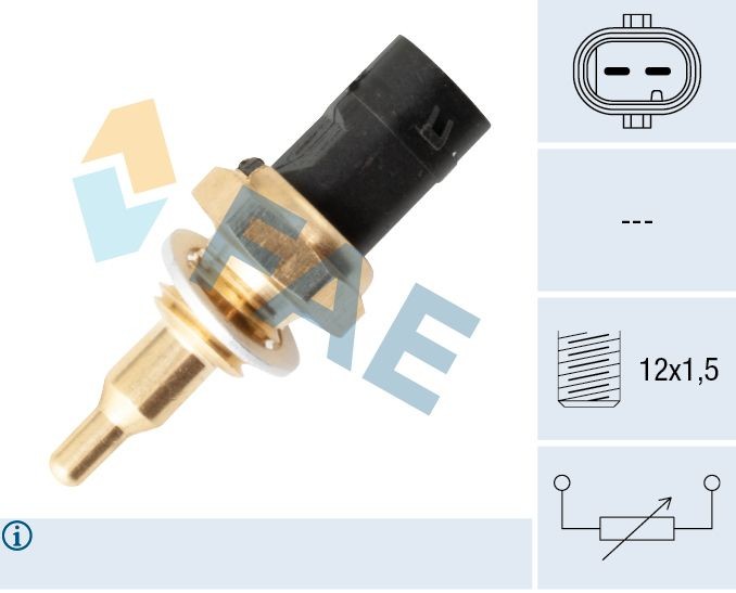 Sonde de température, liquide de refroidissement FAE 33925 FAE 33925: Capteur de température réfrigérant BMW Série 3 2021