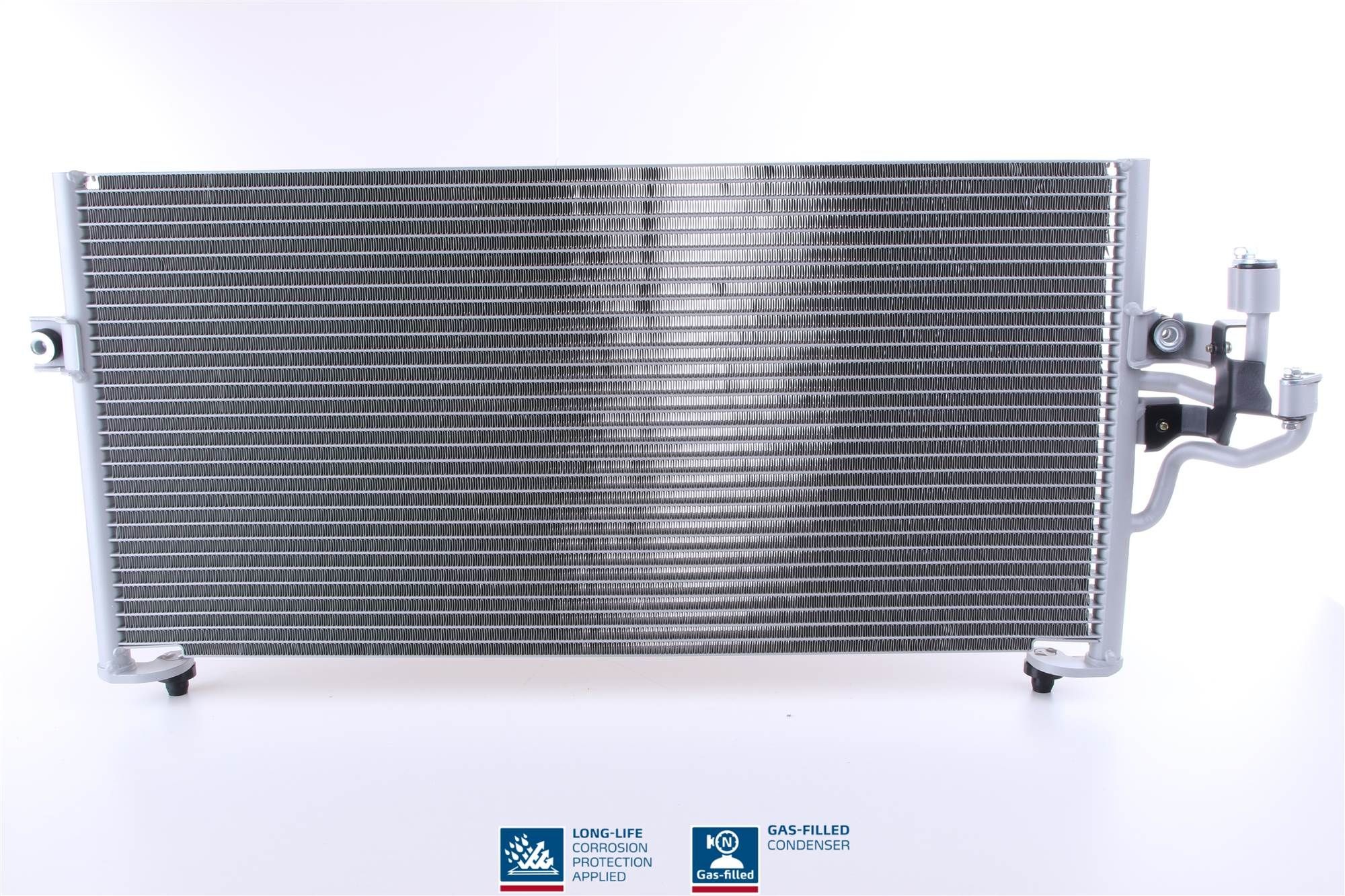 Condensador, ar condicionado NISSENS 94357 NISSENS 94357: Condensador ac Mitsubishi LANCER 1999