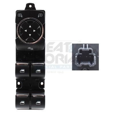 Kytkin, lasinnostin MEAT & DORIA 26721 MEAT & DORIA 26721 FORD S-MAX 2021 Ikkunannostimen kytkin