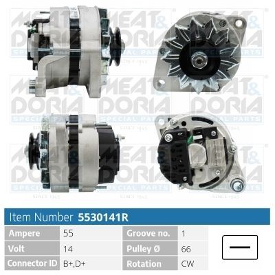 MEAT & DORIA Lichtmaschine 5530141R 5530141R Generator ALFA ROMEO 147 MEAT & DORIA kaufen
