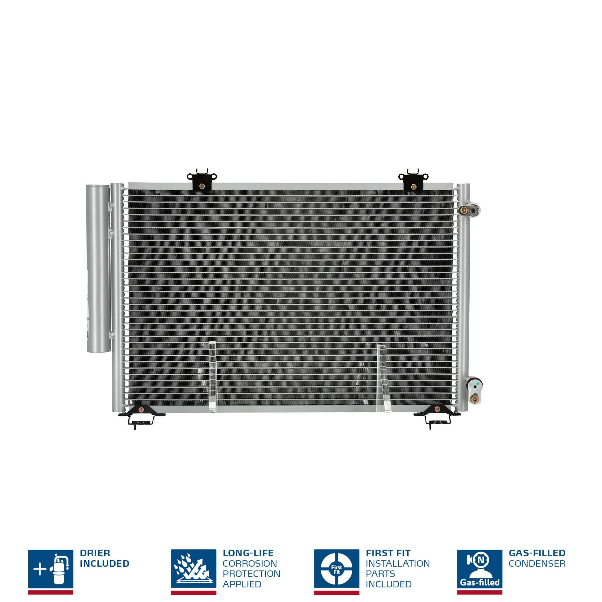 NISSENS Condenseur, climatisation 94581 NISSENS 94581 Radiateur de clim Mercedes-Benz SL d'origine
