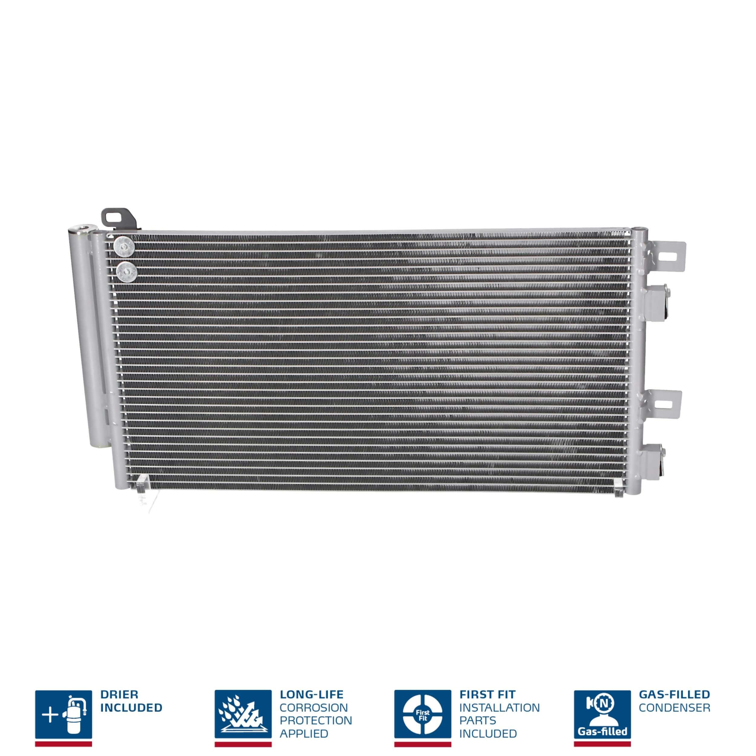 NISSENS Condensor voor airco 94591 NISSENS 94591 Condensor Mini R52 Cabrio aan een voordelige prijs