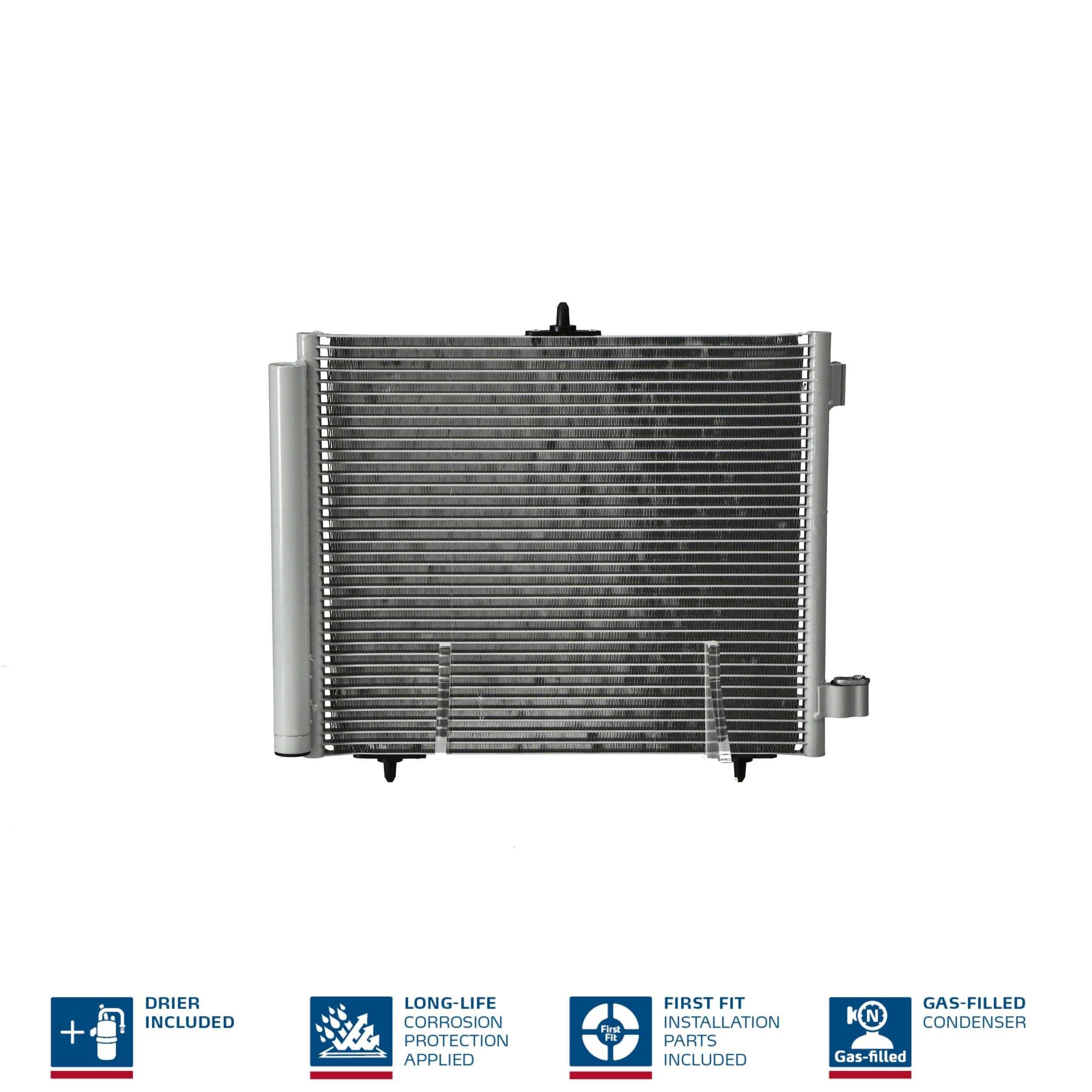 NISSENS Condensor voor airco 94595 Renault TALISMAN Condensator, airconditioning NISSENS 94595