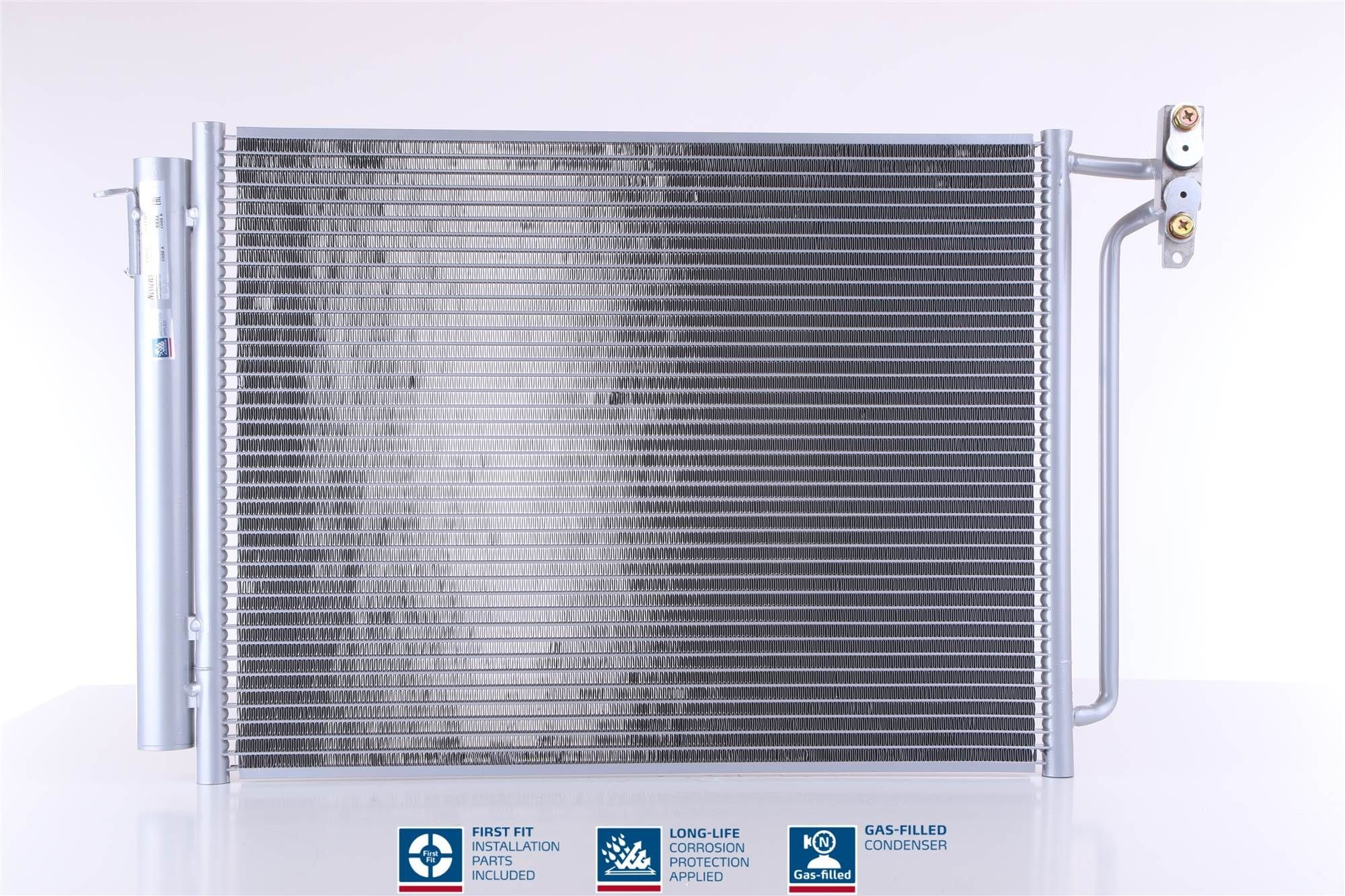 NISSENS Kondensor, klimatanläggning 94605 Byta AC-kondensor BMW E10 kostnad NISSENS 94605