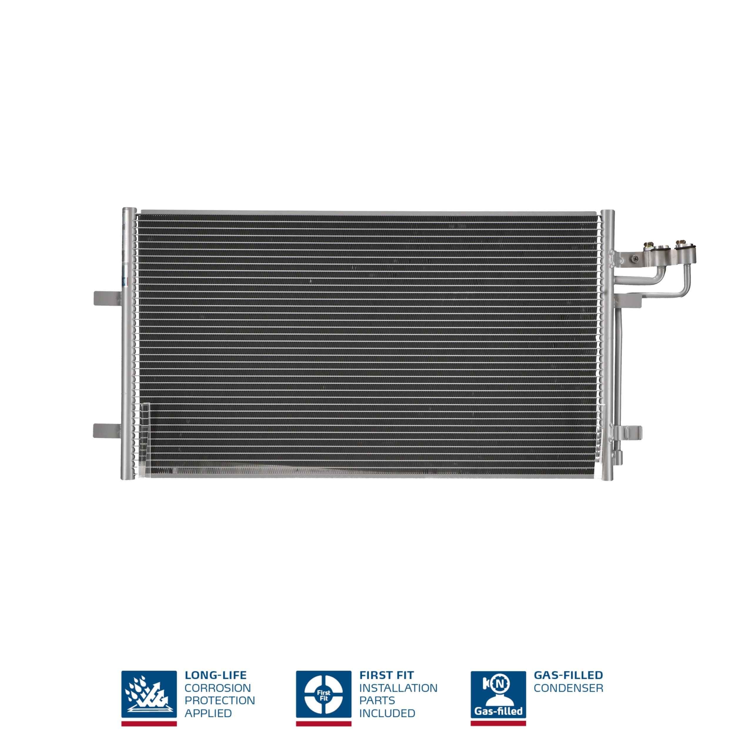 NISSENS Kondenzátor klimatizácie 94663 cena Chladič klimatizácie FORD 94663 NISSENS
