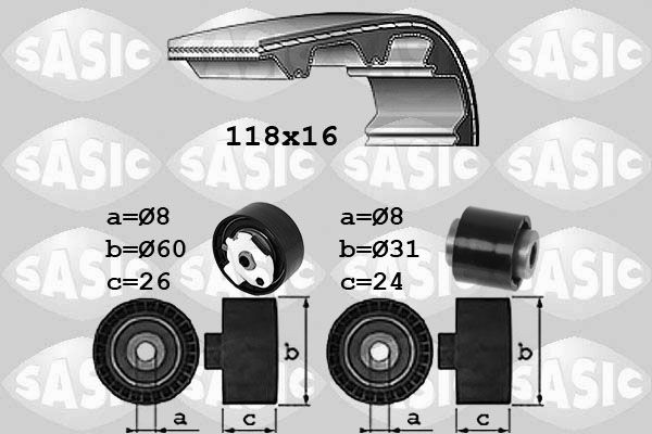 SASIC Registerreimsett 1750046 Registerreimsett SASIC Mazda 3 1750046