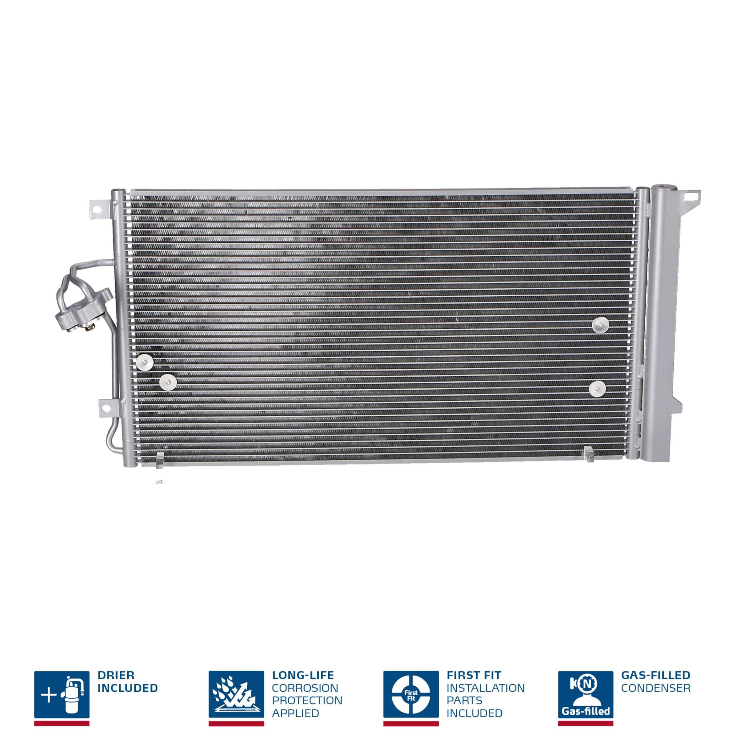 NISSENS Kondensator, klimaanlæg 94667 94667 Aircondition kondensator NISSENS VW AMAROK