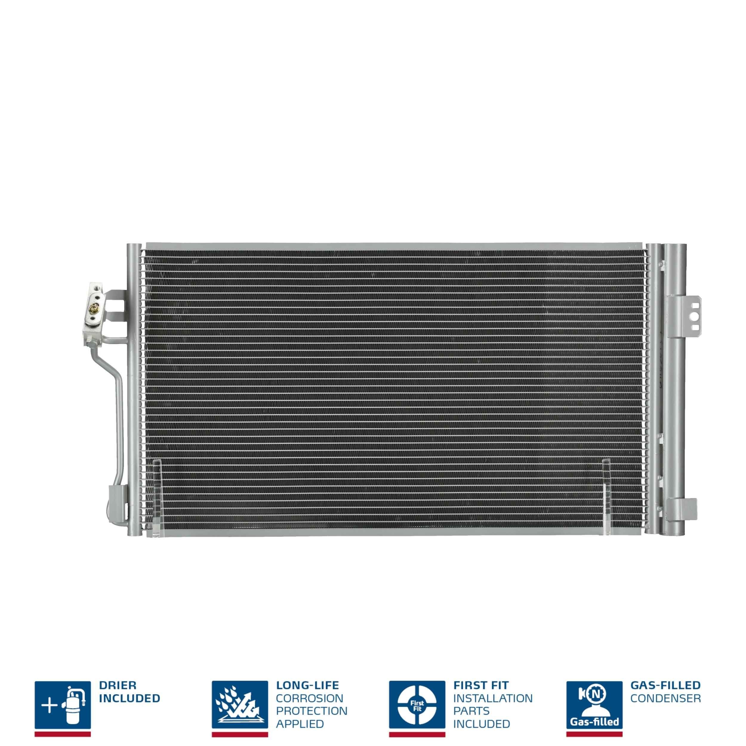 NISSENS Condensor voor airco 94674 NISSENS 94674 originele Condensor Mercedes Viano W639 kosten