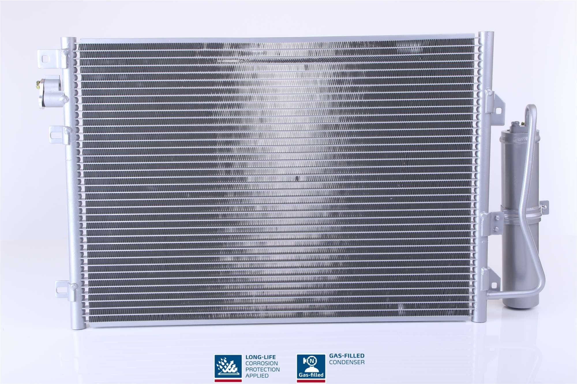 NISSENS Air conditioning condenser 94726 NISSENS 94726 Renault Logan Estate air condenser replacement