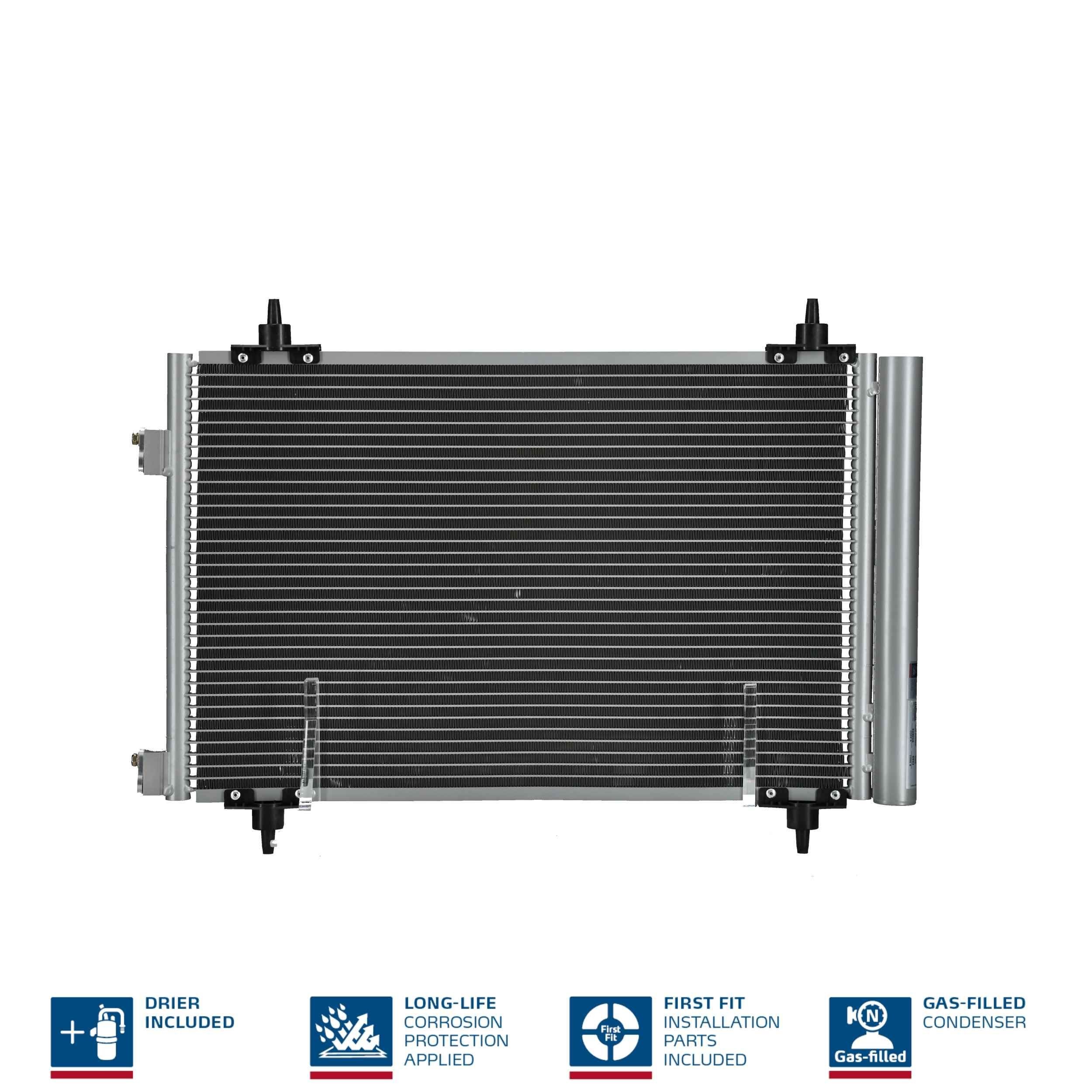 NISSENS Condensor voor airco 94758 NISSENS 94758 Condensator, airconditioning Renault TRAFIC originele