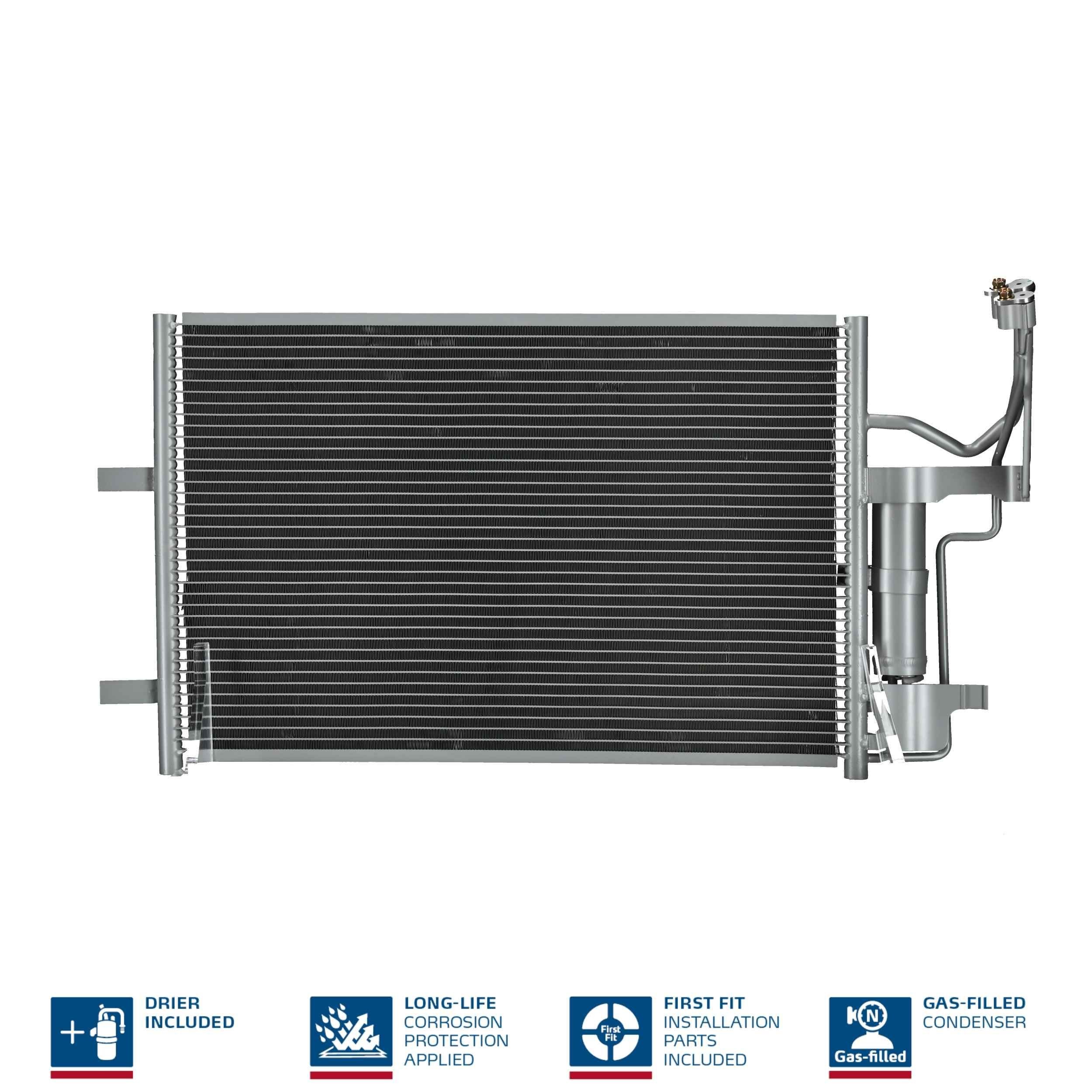 Kondensator, klimaanlegg NISSENS 94902 NISSENS 94902 Ac radiator MAZDA XEDOS 2001