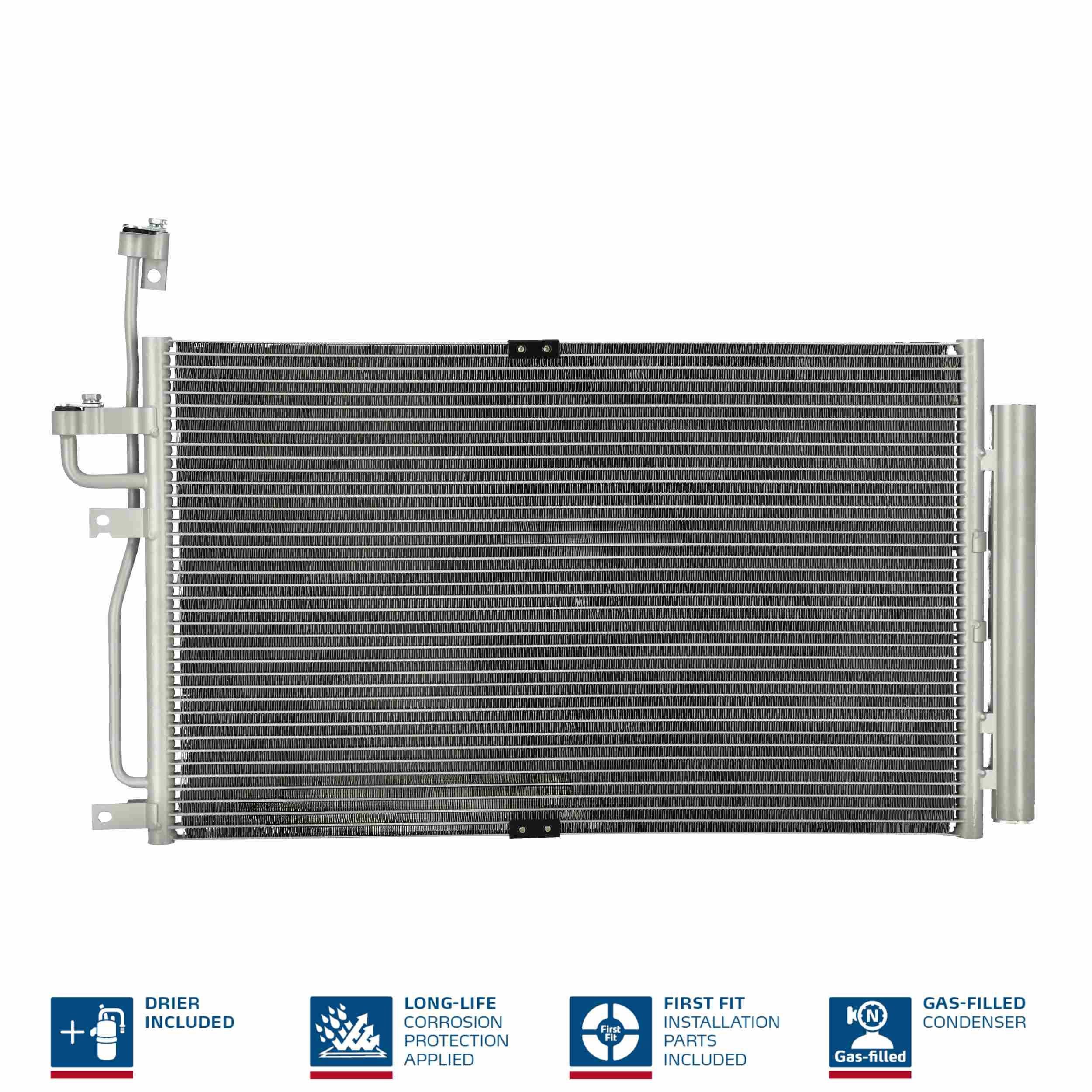 NISSENS Kondensator, klimaanlegg 94977 Luftkondisjonering CHEVROLET Captiva (C100, C140): Kondensator, klimaanlegg NISSENS 94977