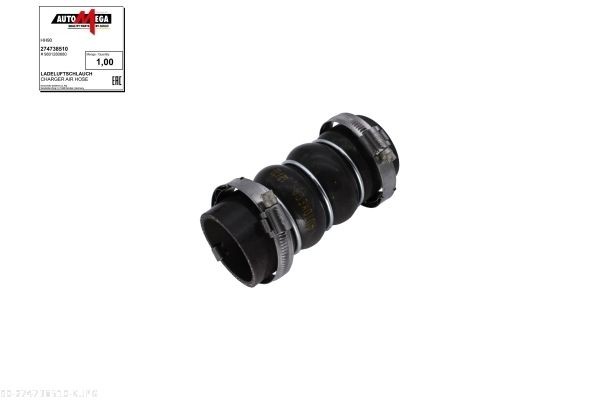 AUTOMEGA Gaine de suralimentation 274738510 Tube d'air de suralimentation PEUGEOT AUTOMEGA 274738510
