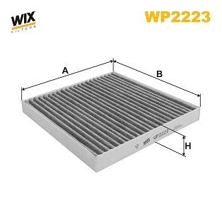 WIX FILTERS Φίλτρο, αέρας εσωτερικού χώρου WP2223 WP2223 Φίλτρα καμπίνας HYUNDAI CRETA WIX FILTERS