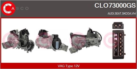 CASCO Fermeture-volant CLO73000GS Interrupteur demarreur CASCO TRANSIT CLO73000GS pas cher