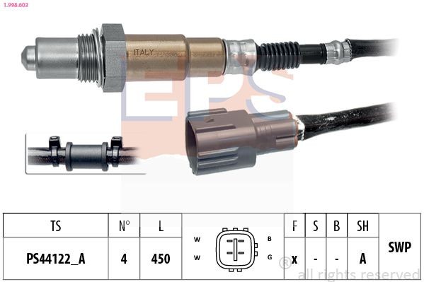 EPS Lambdasonde 1.998.603 Lambda sensor EPS BT-50 1.998.603 billig