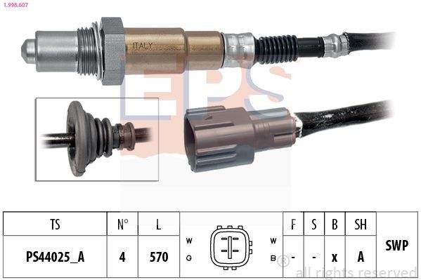 EPS Lambdasonde 1.998.607 Regelsonde EPS Lexus IS 1.998.607
