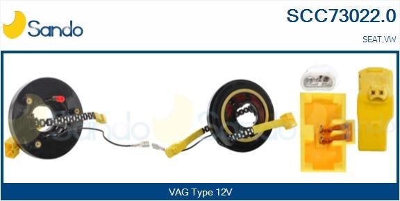 SANDO Ressort tournant, Airbag SCC73022.0 SANDO SCC73022.0 Commutateur de colonne de direction Seat Cordoba 6K1 prix