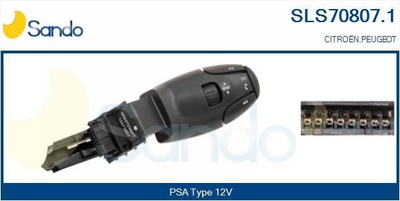 SANDO Bedieningsschakelaar, snelheidsregelingssysteem SLS70807.1 Stuurkolomschakelaar SANDO 307 SLS70807.1 goedkoop