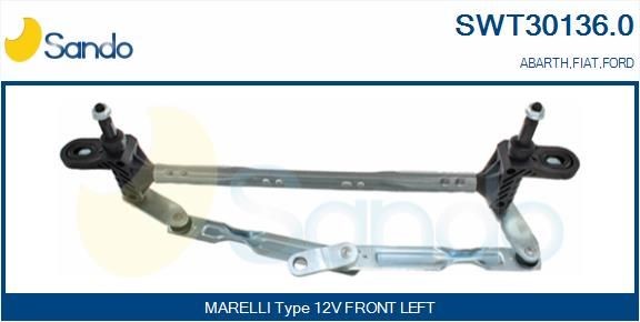 SANDO Viskertræk SWT30136.0 SWT30136.0 Vinduesvisker trækstang SANDO RENAULT MEGANE