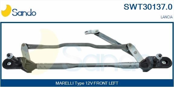 Ντίζες υαλοκαθαριστήρων SANDO SWT30137.0 SANDO SWT30137.0: Μηχανισμός υαλοκαθαριστήρων Lancia YPSILON 2017
