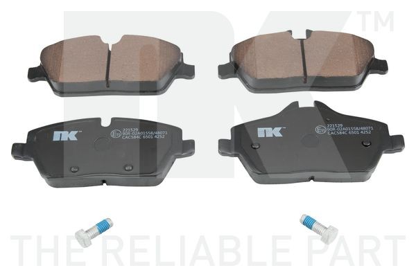 NK Bromsbelägg 221529 SAAB bromskloss NK 221529