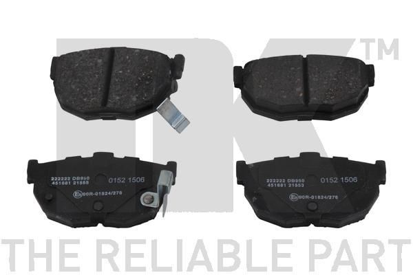 NK Bromsbelägg 222222 222222 NK bromskloss HYUNDAI i20