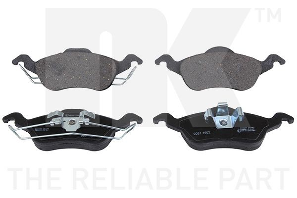 NK Jarrupalat, levyjarru 222551 222551 NK Jarrupalat FORD PUMA