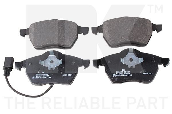 NK Jarrupalat, levyjarru 222555 222555 NK Jarrupala FORD PUMA