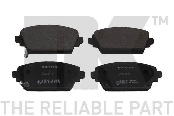 NK Bremseklosser 222630 222630 Sportsbremseklosser NK NISSAN NP300 PICKUP
