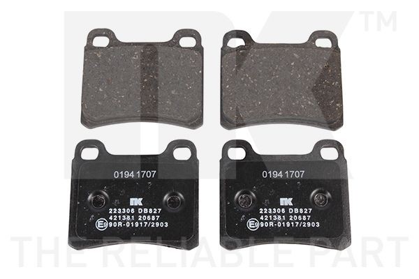 NK Kit pastiglie freni 223306 223306 costo Pastiglie dei freni MERCEDES-BENZ AMG GT NK