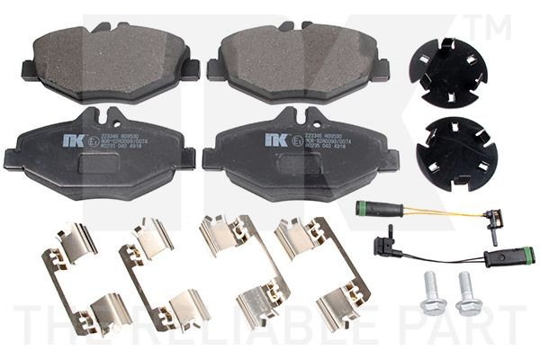 NK Bromsbelägg 223346 SAAB bromsklossar NK 223346