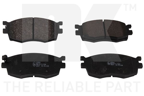 NK Bromsbelägg 223520 223520 NK bromsklossar Hyundai i20