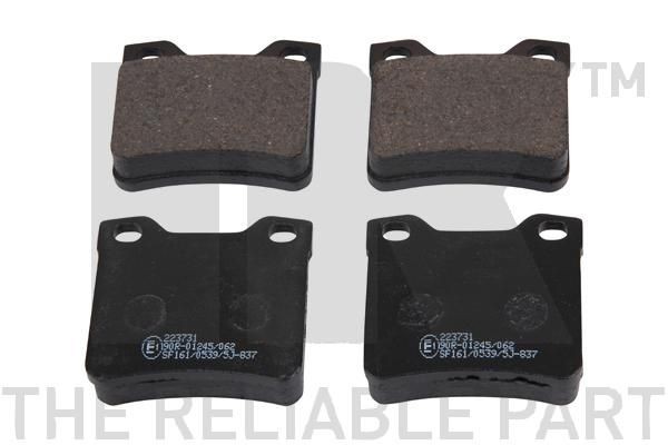 NK Τακάκια φρένων 223731 Τακάκια δισκόφρενων NK Peugeot EXPERT 223731