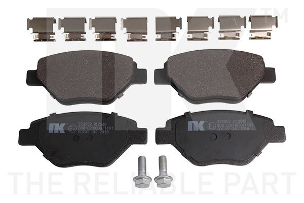 NK Τακάκια φρένων 223952 Αγωνιστικά τακάκια NK Renault KOLEOS 223952