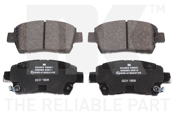 NK Bremseklosser 224552 224552 Bremseklosser NK TOYOTA TUNDRA