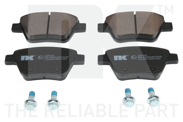 NK Bremsbeläge 2247101 2247101 Bremsbeläge AUDI A4 NK kaufen
