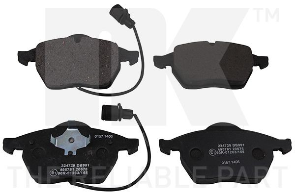 NK Bremseklodser 224729 224729 Bremseklods VW VENTO NK