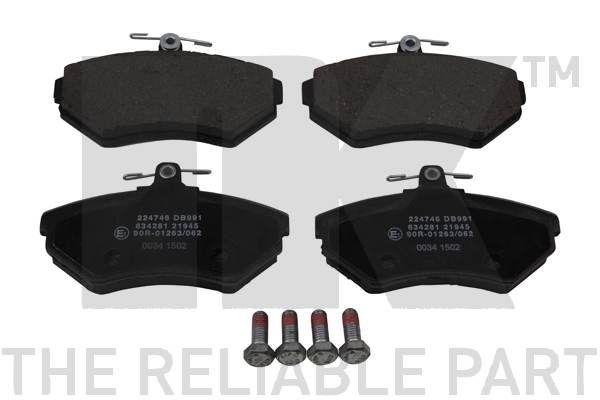NK Plaquettes de frein 224746 Volkswagen POLO Plaquettes de frein NK 224746