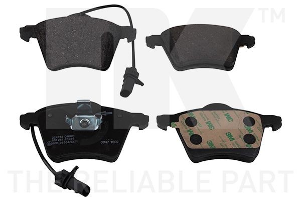 NK Brzdové doštičky/platničky 224763 Športové brzdové doštičky NK CAPRI 224763 lacné
