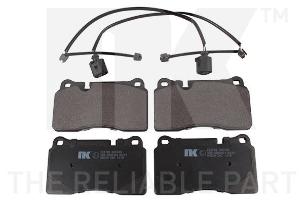 NK Bromsbelägg 224788 224788 NK bromsklossar VW TIGUAN