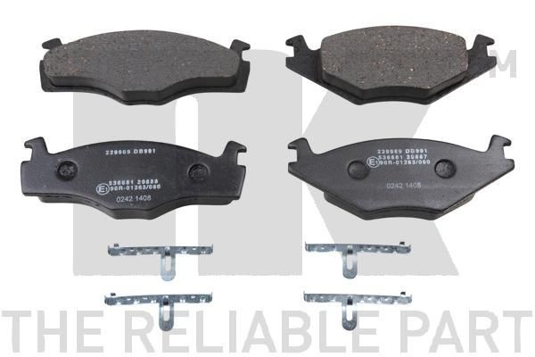 NK Kit pastiglie freni 229969 229969 costo Pastiglie dei freni Volkswagen TOURAN NK