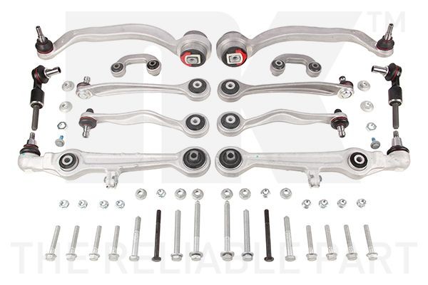 NK Kit riparazione, Braccio trasversale 5014738 NK 5014738 Kit riparazione braccio oscillante VW Passat B5 originali prezzo