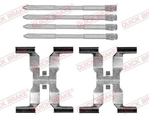 QUICK BRAKE Σετ βοηθ. εξαρτημάτων, τακάκια φρένων 109-0166 QUICK BRAKE 109-0166 Σετ βοηθ. εξαρτημάτων, τακάκια φρένων Range Rover Velar L560 τιμες