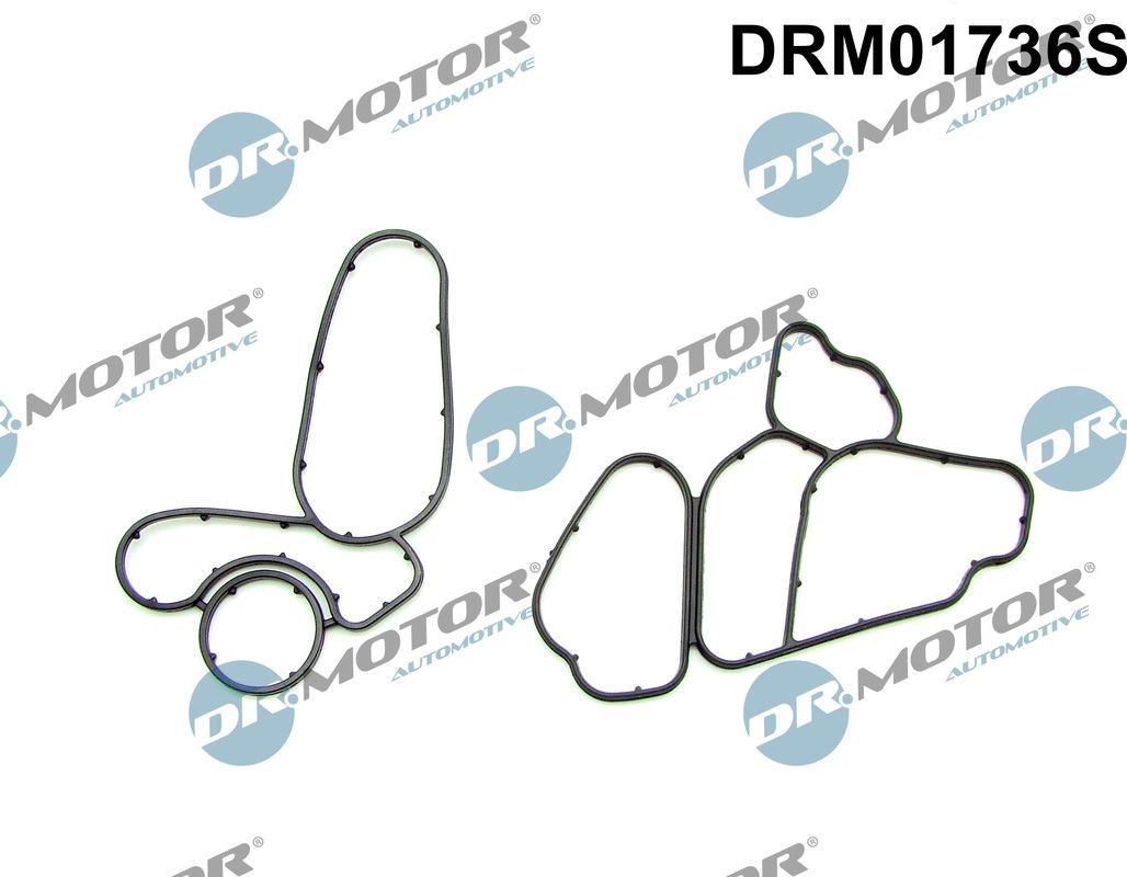 DR.MOTOR AUTOMOTIVE Σετ στεγανοπ., ψυγείο λαδιού DRM01736S DR.MOTOR AUTOMOTIVE Φλάντζα ψυγείο λαδιού PORSCHE DRM01736S