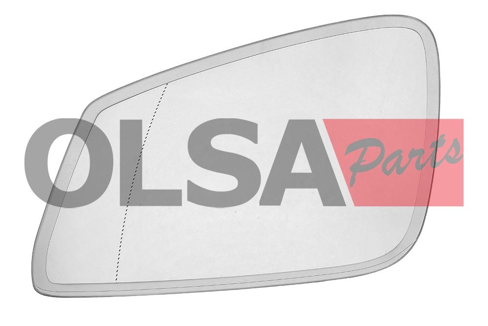 AIC Vidro de espelho, espelho retrovisor exterior 74215 Vidro de espelho retrovisor exterior BMW AIC 74215