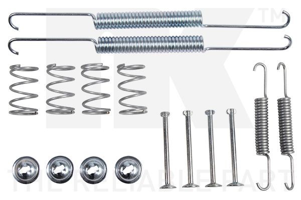 NK Kit de acessórios, maxilas do travão 7999507 Kit de acessórios maxilas do travão NK Opel SIGNUM 7999507