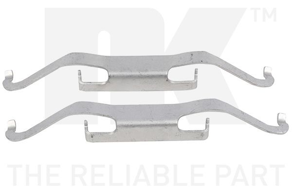 NK Kit d'accessoires, plaquette de frein à disque 7999680 Fiat 500 Kit d'accessoires, plaquette de frein à disque NK 7999680